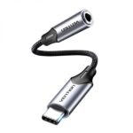Vention Adaptador Audio Jack 3.5mm Hembra a USB-C - 0.10m - Color Gris - Imagen 2