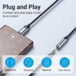 Vention Adaptador Audio Jack 3.5mm Hembra a USB-C - 0.10m - Color Gris - Imagen 4