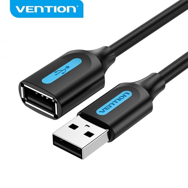 281312_1 Vention Cable Alargador USB 2.0 Macho a USB Hembra - 5m - Color Negro - Imagen 1