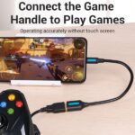 Vention Cable OTG USB 2.0 Micro-B Macho a USB A Hembra - 0.15m - Color Negro - Imagen 3