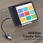 Vention Cable OTG USB 2.0 Micro-B Macho a USB A Hembra - 0.15m - Color Negro - Imagen 4