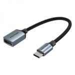 Vention Conversor USB-C Macho a USB Hembra - 0.15m - Color Gris - Imagen 2