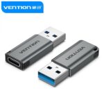 Vention Adaptador USB 3.0 Macho a USB-C Hembra - Color Gris - Imagen 2