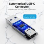 Vention Adaptador USB 3.0 Macho a USB-C Hembra - Color Gris - Imagen 5