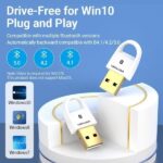 Vention Adaptador USB a Bluetooth - Color Blanco - Imagen 4