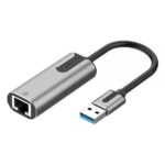 Vention Adaptador USB 3.0 a RJ45 1000Mbps - 0.15m - Color Gris - Imagen 2