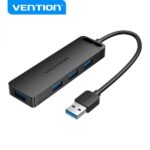 Vention HUB 4 en 1 USB 3.0 a 4xUSB3.0/MicroUSB/PD - 0.5m - Color Negro - Imagen 2