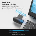 Vention Lector de Tarjetas Externo USB 3.0 - Color Negro - Imagen 4