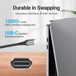 Vention Cable USB-C Macho a USB-C Macho - 1m - 5A 100W 480Mbps - Color Gris - Imagen 5