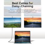 Vention Cable USB-C 4.0 Macho a USB-C Macho - 1m - Color Gris - Imagen 4