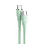 Vention Cable USB-C Macho a USB-C Macho - 2m - Verde Silicona - 5A 100W 480Mbps - Imagen 2