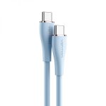 Vention Cable USB-C Macho a USB-C Macho - 1m - 5A 100W 480Mbps - Color Azul Silicona - Imagen 2