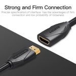 Vention Cable Alargador HDMI Macho a HDMI Hembra - 2m - Color Negro - Imagen 4