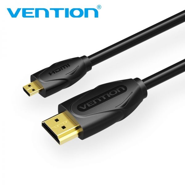 282097_1 Vention Cable HDMI 1.4 Macho a Micro HDMI Macho - 1.5m - Color Negro - Imagen 1
