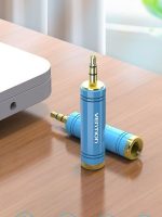 Vention Adaptador Jack 3.5 Macho a Jack 6.5 Hembra - Color Azul - Imagen 4