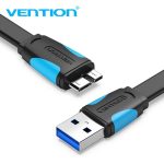 Vention Cable USB 3.0 Macho a MicroUSB Macho - 1m - Azul y Negro - Imagen 2
