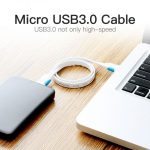 Vention Cable USB 3.0 Macho a MicroUSB Macho - 1m - Azul y Negro - Imagen 4