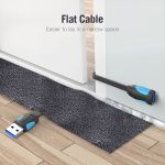 Vention Cable Alargador plano USB 3.0 Macho a USB Hembra - 1.5m - Color Negro y Azul - Imagen 4