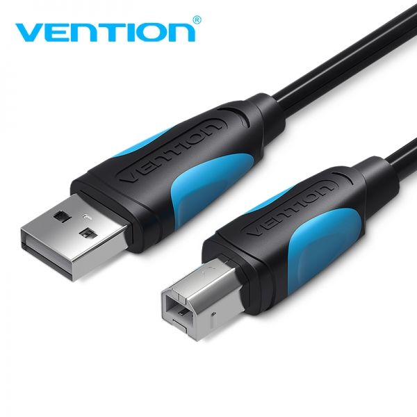 282312_1 Vention Cable USB 2.0 Macho a USB-B Macho para Impresora - 3m - 480mbps - Color Negro - Imagen 1