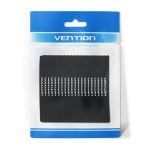Vention Pack de 20 Tiras Organizadoras - Color Negro - Imagen 2