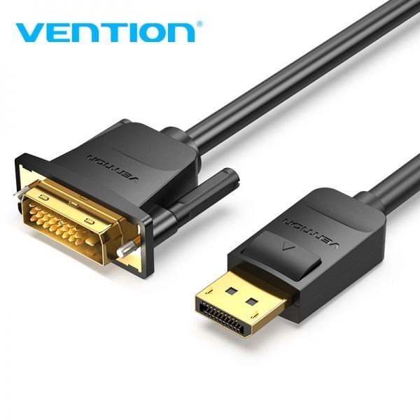 282482_1 Vention Cable Conversor Displayport Macho a DVI Macho - 2m - Color Negro - Imagen 1