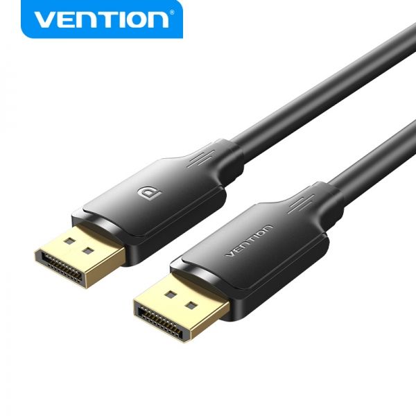 282527_1 Vention Cable DisplayPort Macho a DisplayPort Macho 4K - 1.5m - Color Negro - Imagen 1