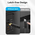 Vention Cable DisplayPort Macho a DisplayPort Macho 4K - 3m - Color Negro - Imagen 4
