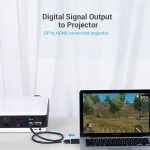 Vention Adaptador Displayport Macho a HDMI Hembra - Color Negro - Imagen 3