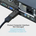 Vention Adaptador Displayport Macho a HDMI Hembra - Color Negro - Imagen 4