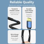 Vention Cable Conversor DisplayPort Macho a Mini DisplayPort Macho 1.4 8K - 2m - Color Negro y Azul - Imagen 3