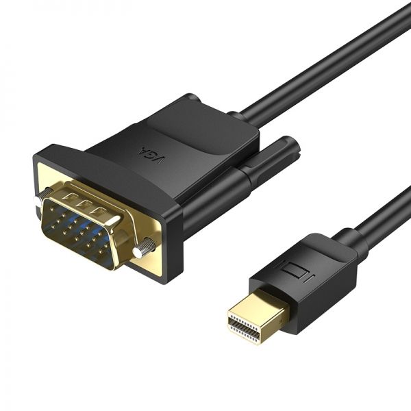 282657_1 Vention Cable Mini DP Macho a VGA Hembra - 1m - Color Negro - Imagen 1