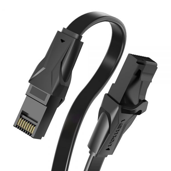 282737_1 Vention Cable de Red UTP RJ45 Cat6 Plano - 1.5m - Color Negro - Imagen 1