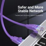 Vention Cable de Red RJ45 UTP Cat.6 - 1m - Color Morado - Imagen 4