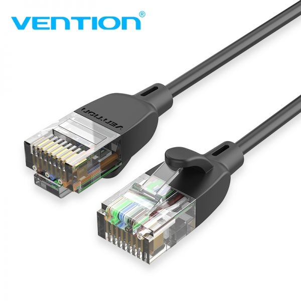 283042_1 Vention Cable de Red UTP RJ45 Cat.6A - 5m - Color Negro - Imagen 1