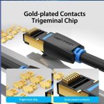 Vention Cable de Red SFTP RJ45 Cat.8 - 15m - Color Negro - Imagen 3