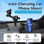 Vention Soporte de Smartphone para Coche - Color Negro - Imagen 4