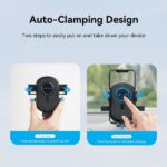 Vention Soporte de Smartphone para Coche - Color Negro - Imagen 4