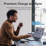 Vention Cable USB Macho a Lightning Macho 3A - 1m - Color Blanco - Imagen 4
