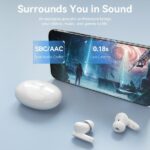 Vention Auriculares Bluetooth 5.3 con Estuche de Carga - 7h Autonomia - Color Rosa - Imagen 3