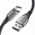 Vention Cable USB-A Macho a USB-C Macho 3A 60W 480Mbps - 3m - Color Gris - Imagen 2