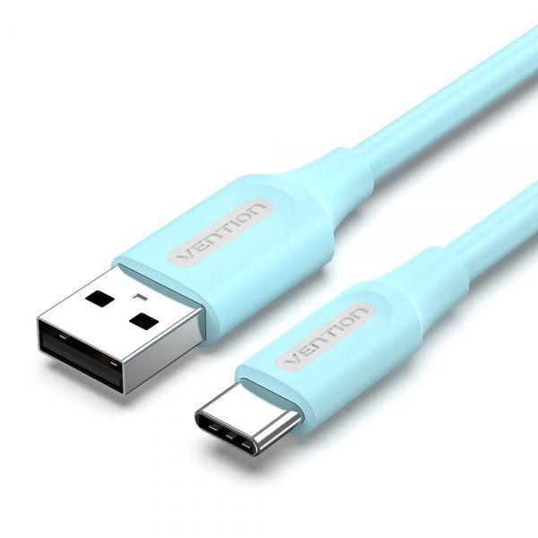 283957_1 Vention Cable USB-A Macho a USB-C Macho - 2m - 3A 60W 480Mbps - Color Azul - Imagen 1