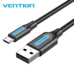 Vention Cable USB 2.0 Macho a MicroUSB Macho - 1m - 3A 60W 480Mbps - Color Negro - Imagen 2