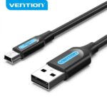 Vention Cable USB 2.0 Macho a MiniUSB Macho - 0.5m - Color Negro - Imagen 2