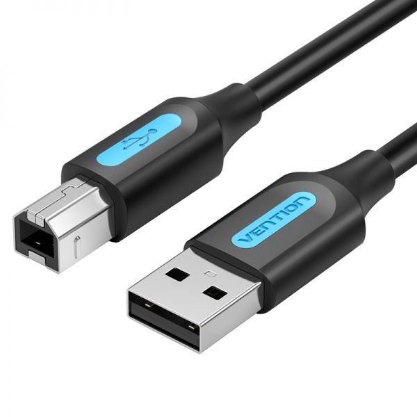 284097_1 Vention Cable Impresora USB 2.0 a USB-B Macho - 1.5m - Color Negro - Imagen 1