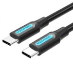 Vention Cable USB-C Macho a USB-C Macho - 1m - 3A - PD60W - Color Negro - Imagen 2