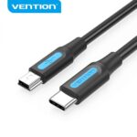 Vention Cable USB-C Macho a MiniUSB Macho - 0.5m - Color Negro - Imagen 2