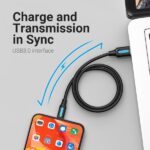 Vention Cable USB-A 3.0 Macho a USB-C Macho - 3A - 60W - 5Gbps - 0.25m - Color Negro - Imagen 4