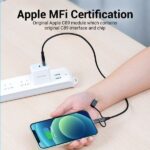 Vention Cable USB-A a USB-C/MicroUSB/Lightning Macho - 1m - Color Gris - Imagen 4