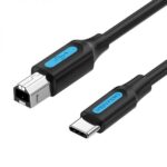 Vention Cable Impresora USB-C 2.0 a B - 2m 2A - Color Negro