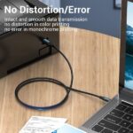 Vention Cable Impresora USB-C 2.0 a B - 2m 2A - Color Negro - Imagen 4